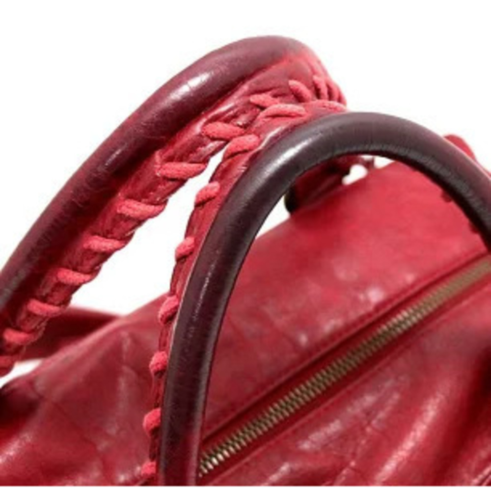 Balenciaga The Twiggy Bag Leather Red - Picture 5 of 6